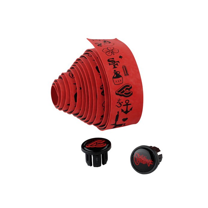 CINELLI MIKE GIANT VELVET RED BAR TAPE