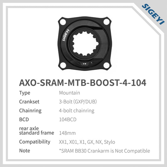 SIGEYI AXO Power Meter for SRAM MTB BOOST